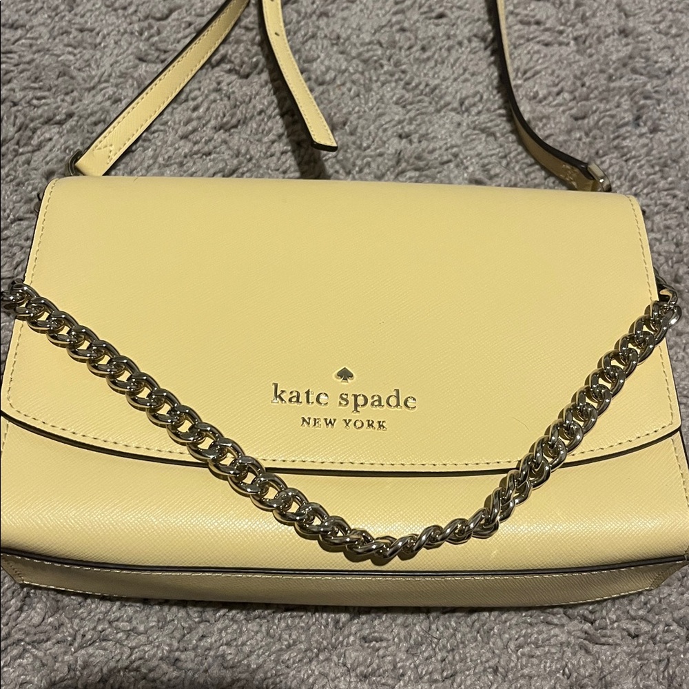 Kate Spade Laurel Way Greer Crossbody Bag in Daybreak/ Pale Yellow - Picture 6 of 12